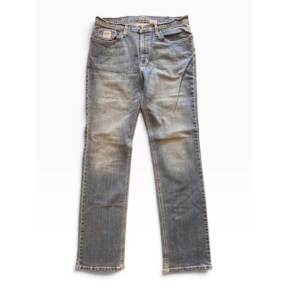 Cinch Silver Label Mens Slim Fit Straight Leg Jeans Medium Wash 35x34 MB98034015